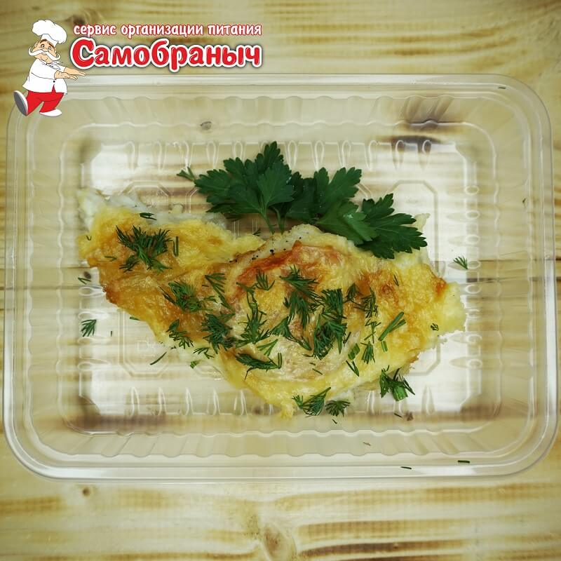 Судак с сыром и помидорами 100 гр.