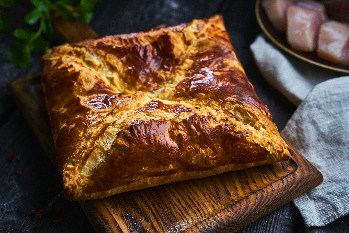 Пеновани с курицей и сыром