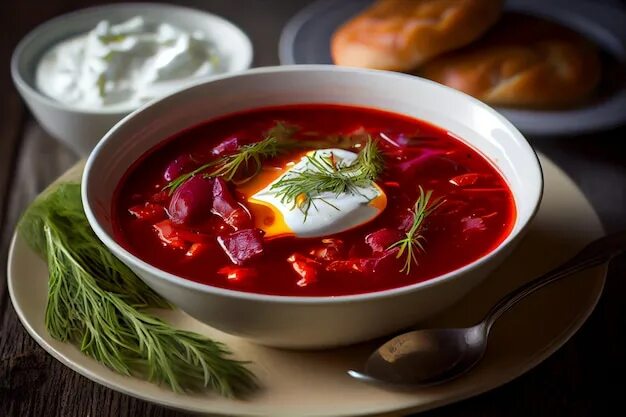 Борщ с говядиной