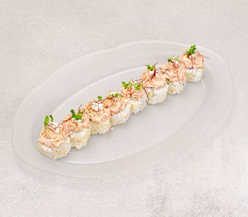 Ролл опаленный лосось с трюфелем