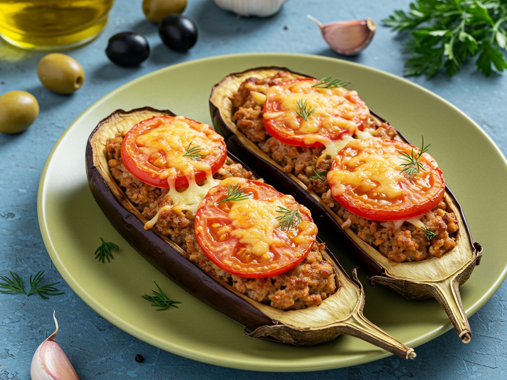 Мусака. Баклажаны с мясным фаршем