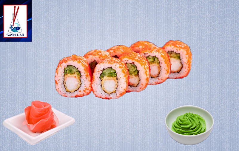 Калифорния Эби с икрой