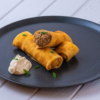 Блин с куриной печенью