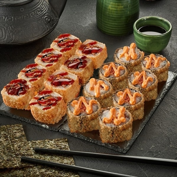 Сет Айсти (Соус-1, Имбирь-1,Васаба-1.)