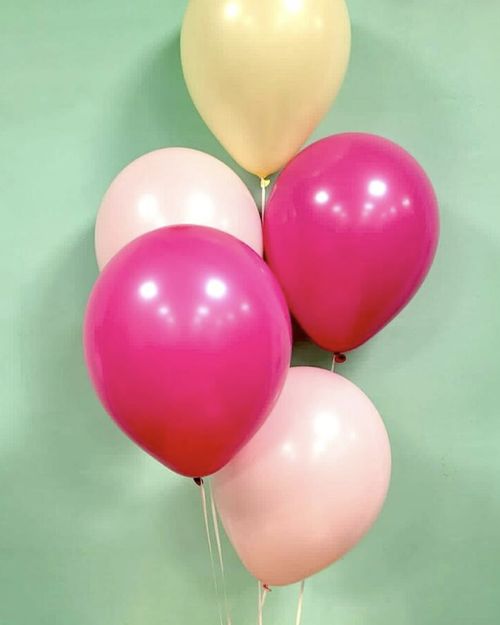 5 шаров с гелием