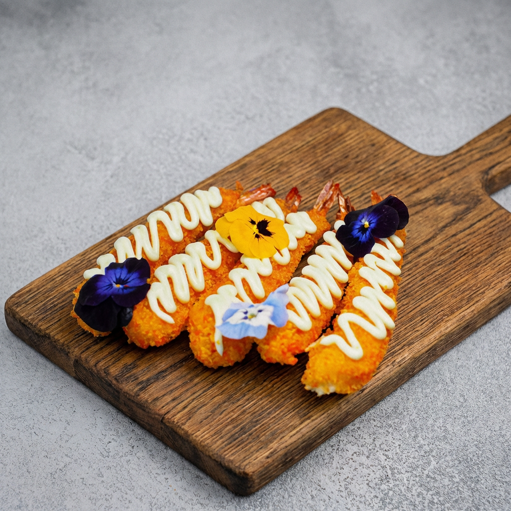 Креветки темпура