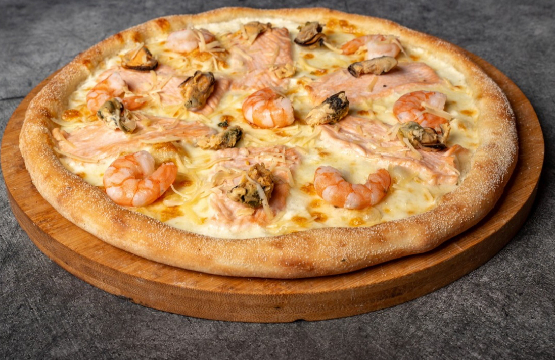 Пицца с морепродуктами 30 см