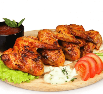 Шашлык из куриных крыльев