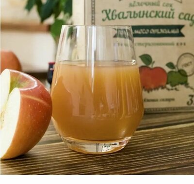 Сок яблочный ассорти Хвалынский Сад