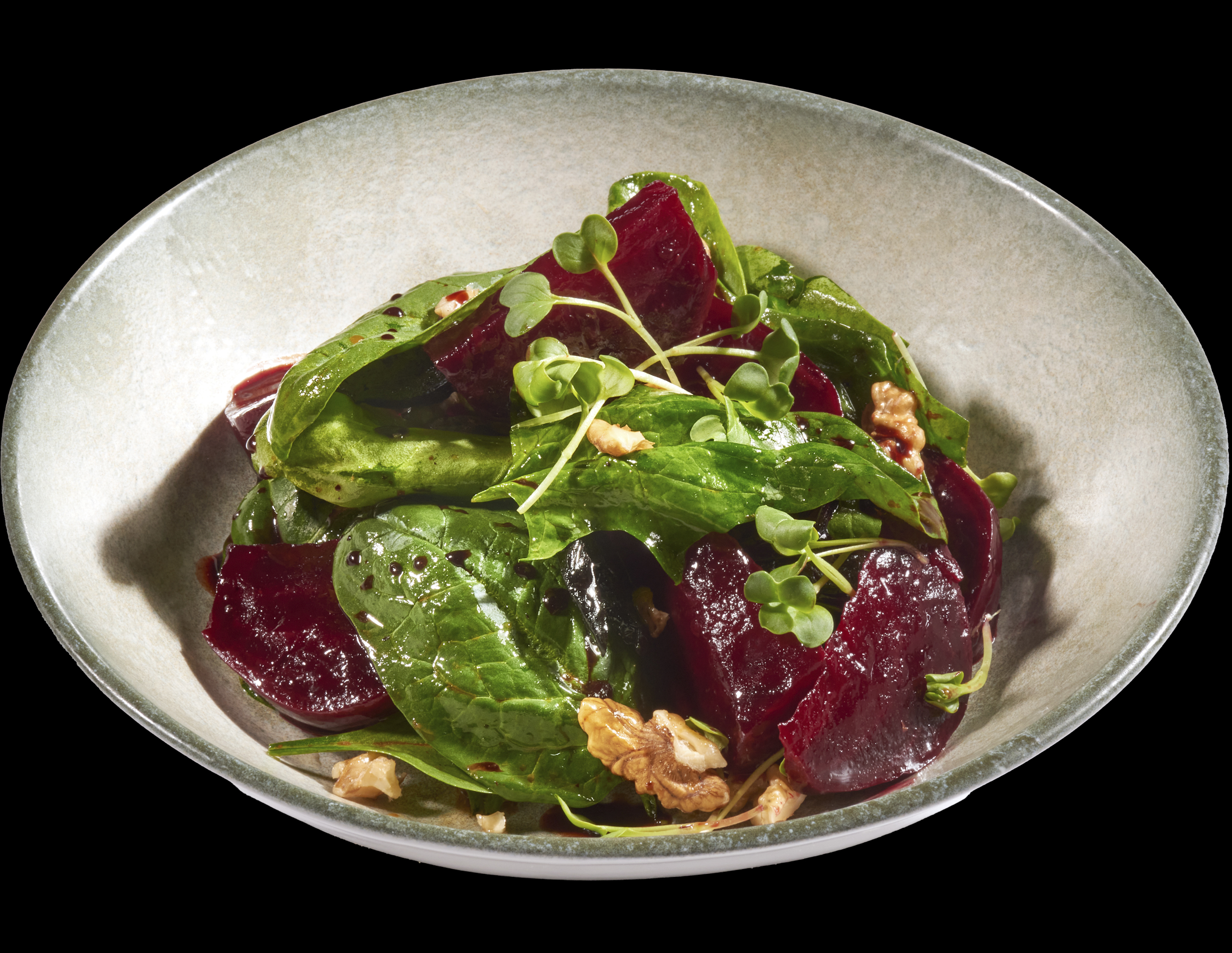 Салат свекла, орехи, чернослив