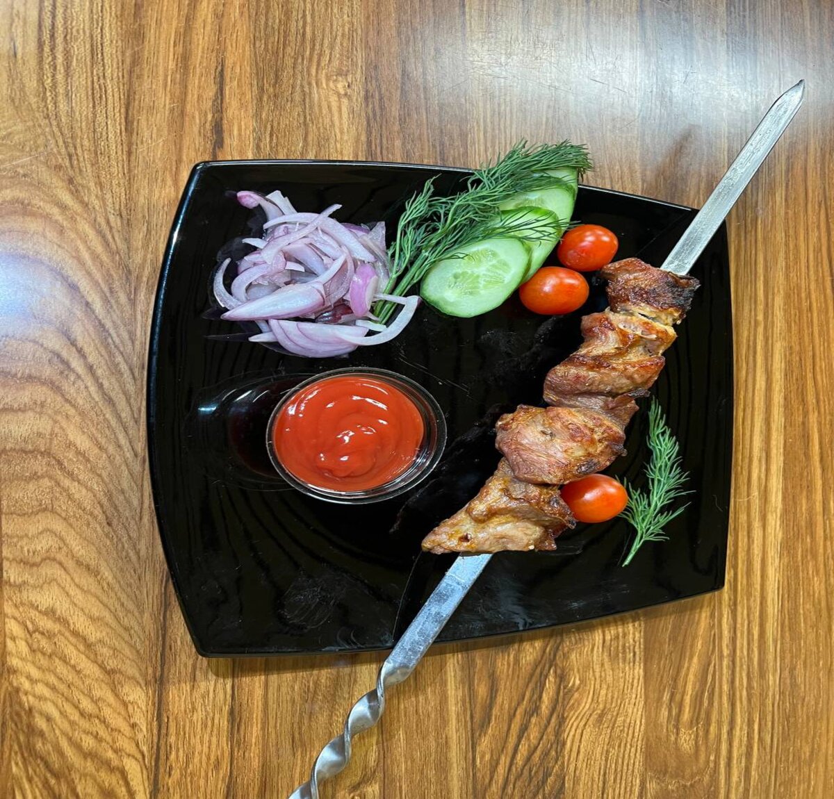 Шашлык из шеи свиной