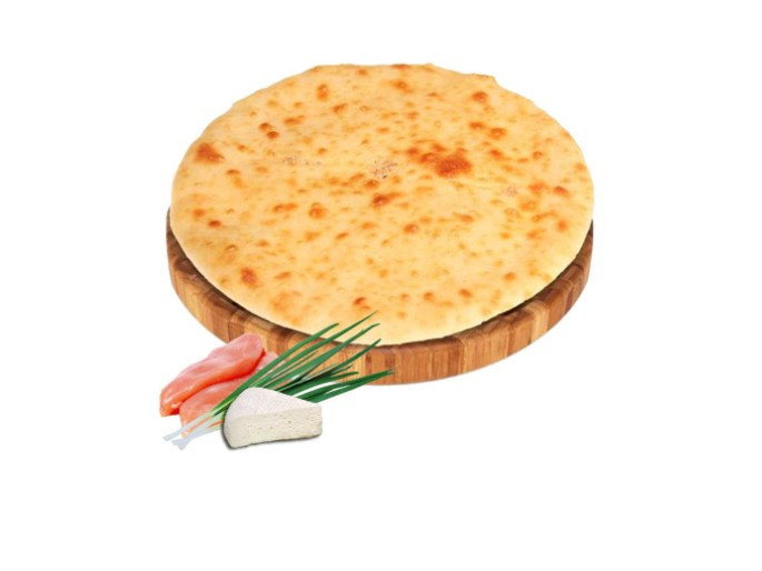 Пирог с курицей и зеленым луком 800г