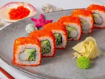 Ролл Калифорния с креветкой