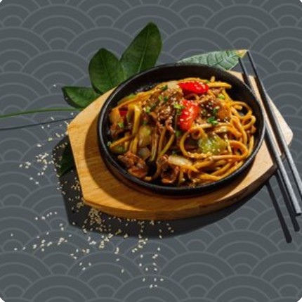 Лапша с курицей