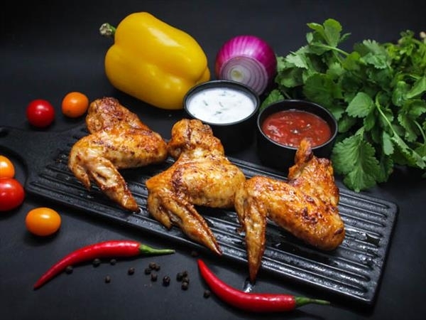 Шашлык из куриных крыльев