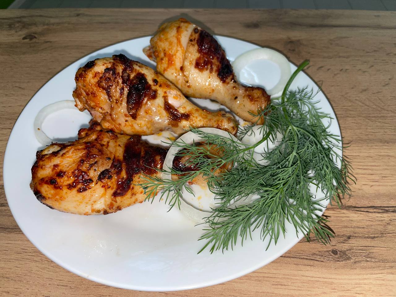 Шашлык из куриной голени (3 шт)