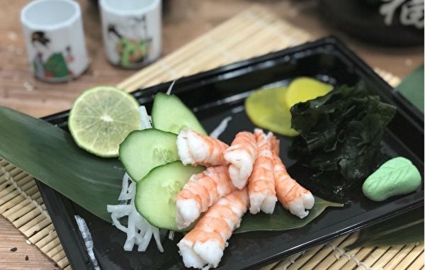 Сашими с креветкой