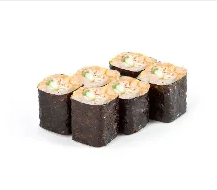 Ролл острый с крабом и огурцом