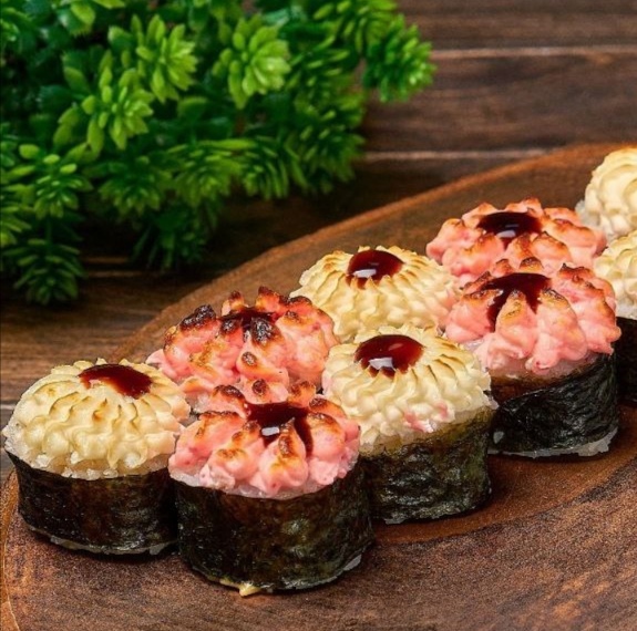 Запеченный с морским окунем