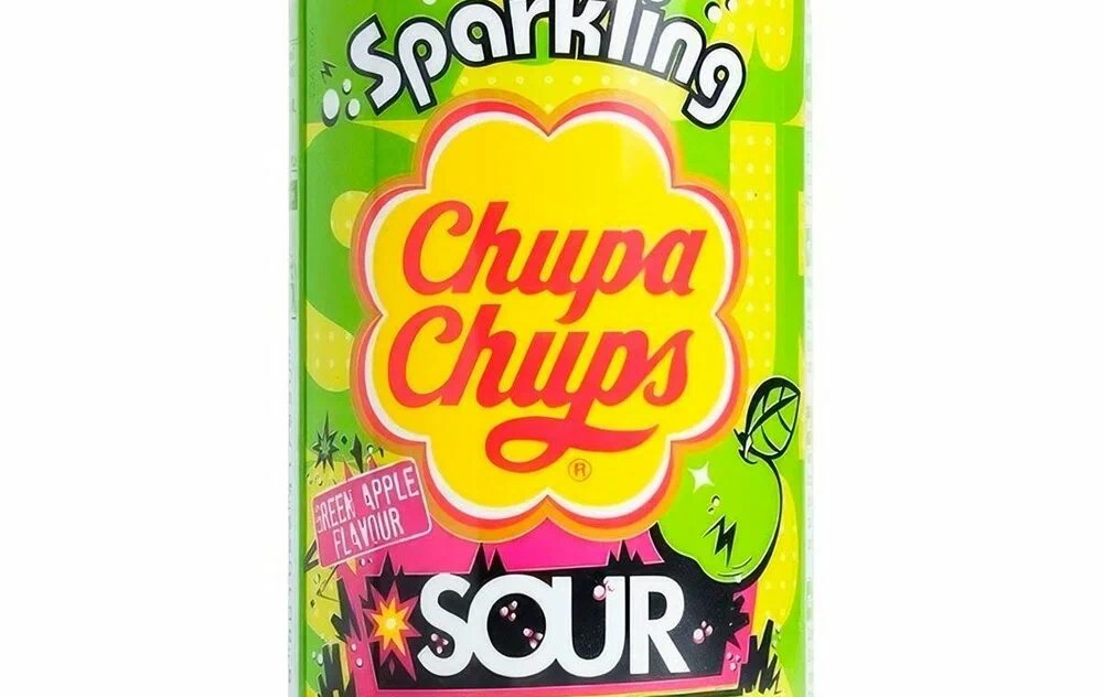 Напиток Чупа чупс зеленое яблоко 0.345мл
