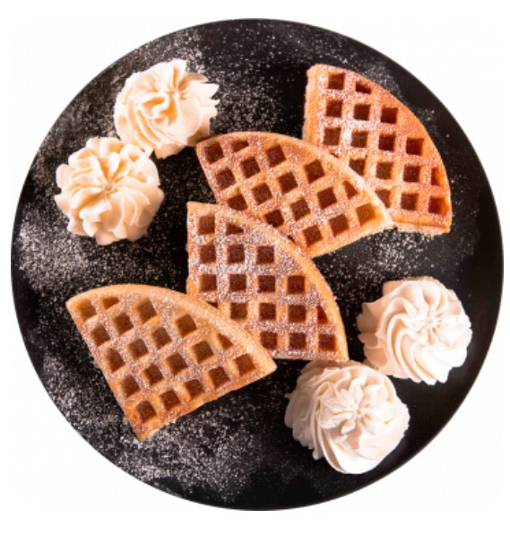 Вафля с мороженым