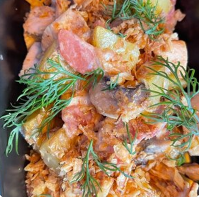 Мясная сковородка