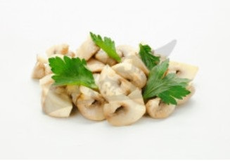 ГРИБЫ С ЧЕСНОКОМ И ЗЕЛЕНЬЮ