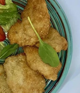 Куриные наггетсы Хавас с сырн. соусом