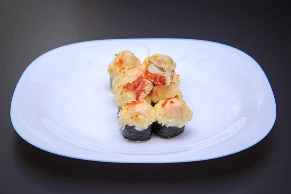 Запеченный с курицей