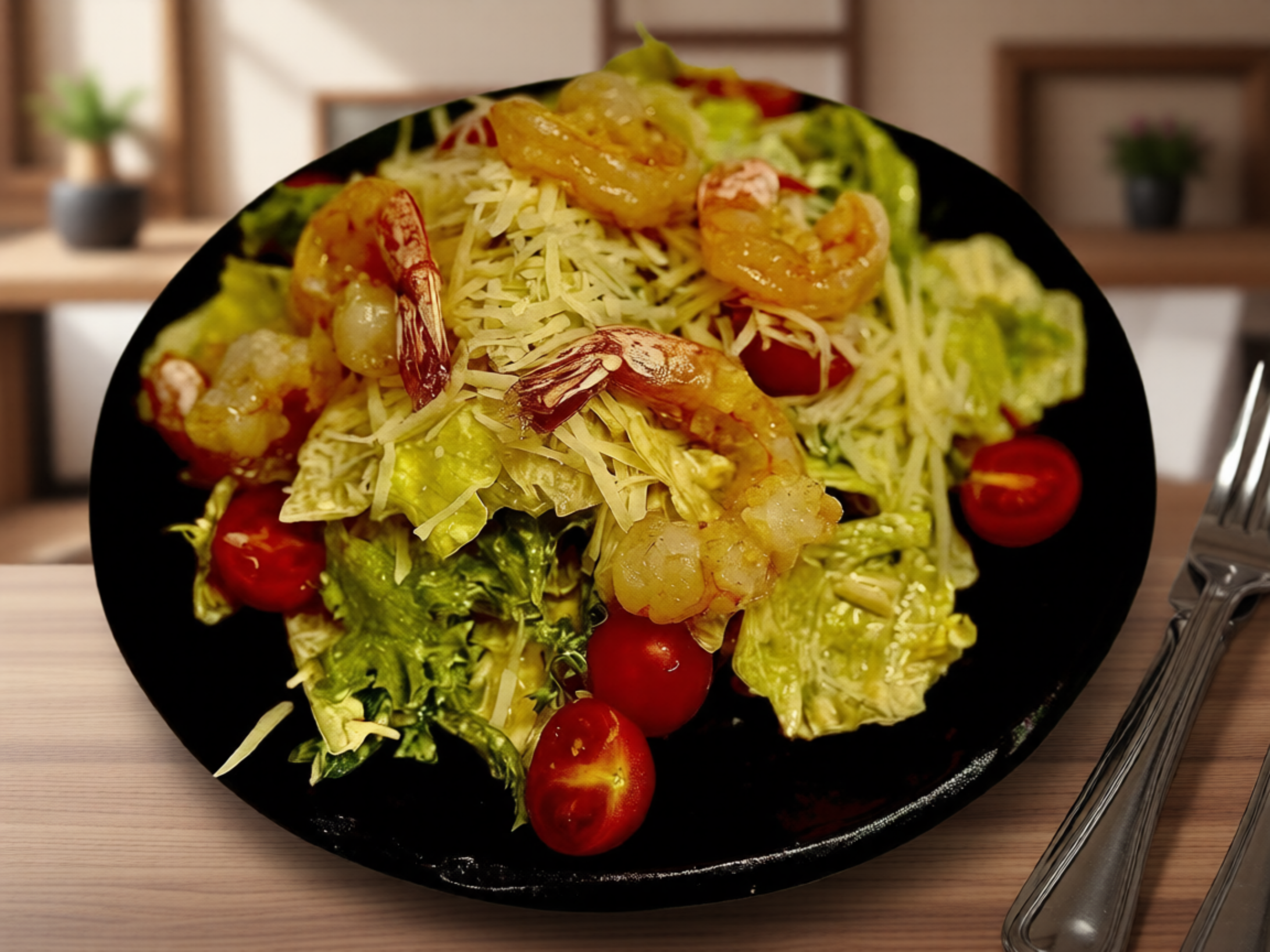 Цезарь с креветками