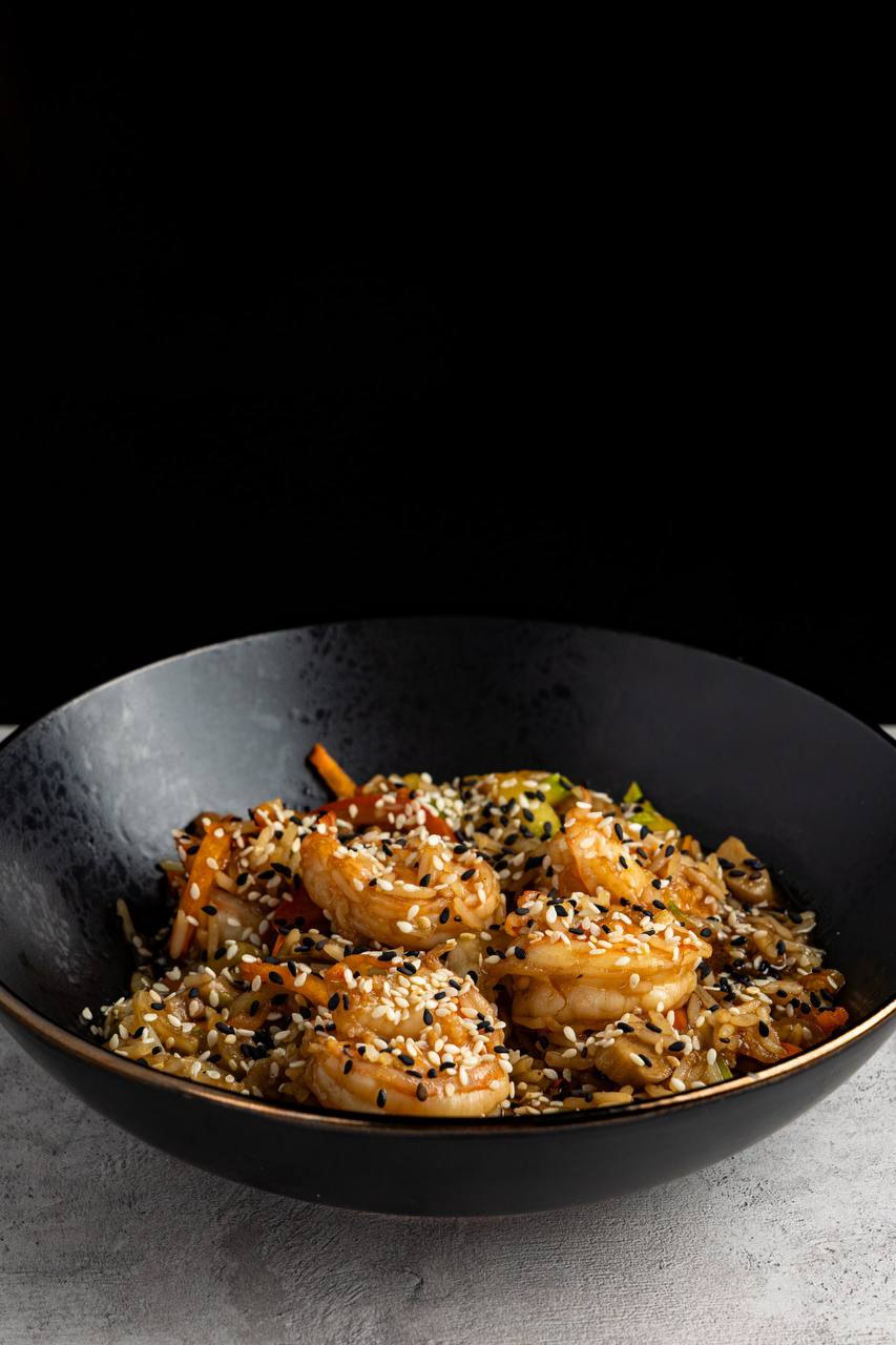 Тайк wok с креветкой