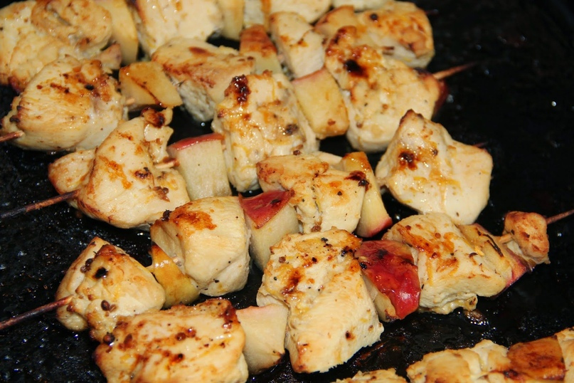 Шашлык из куриной грудки
