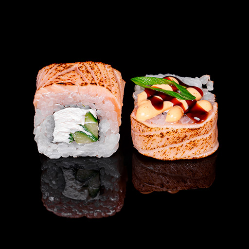 Опалённый лосось