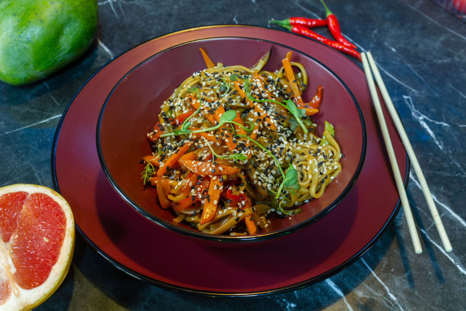 Овощной вок