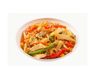 Яичная лапша с курицей