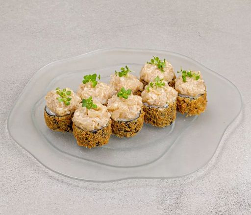 Ролл темпура с курильским гребешком