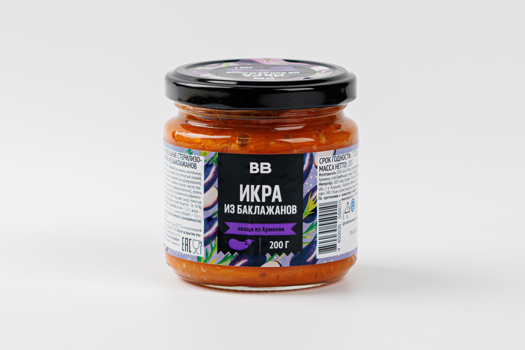 Икра из баклажанов, 200 г