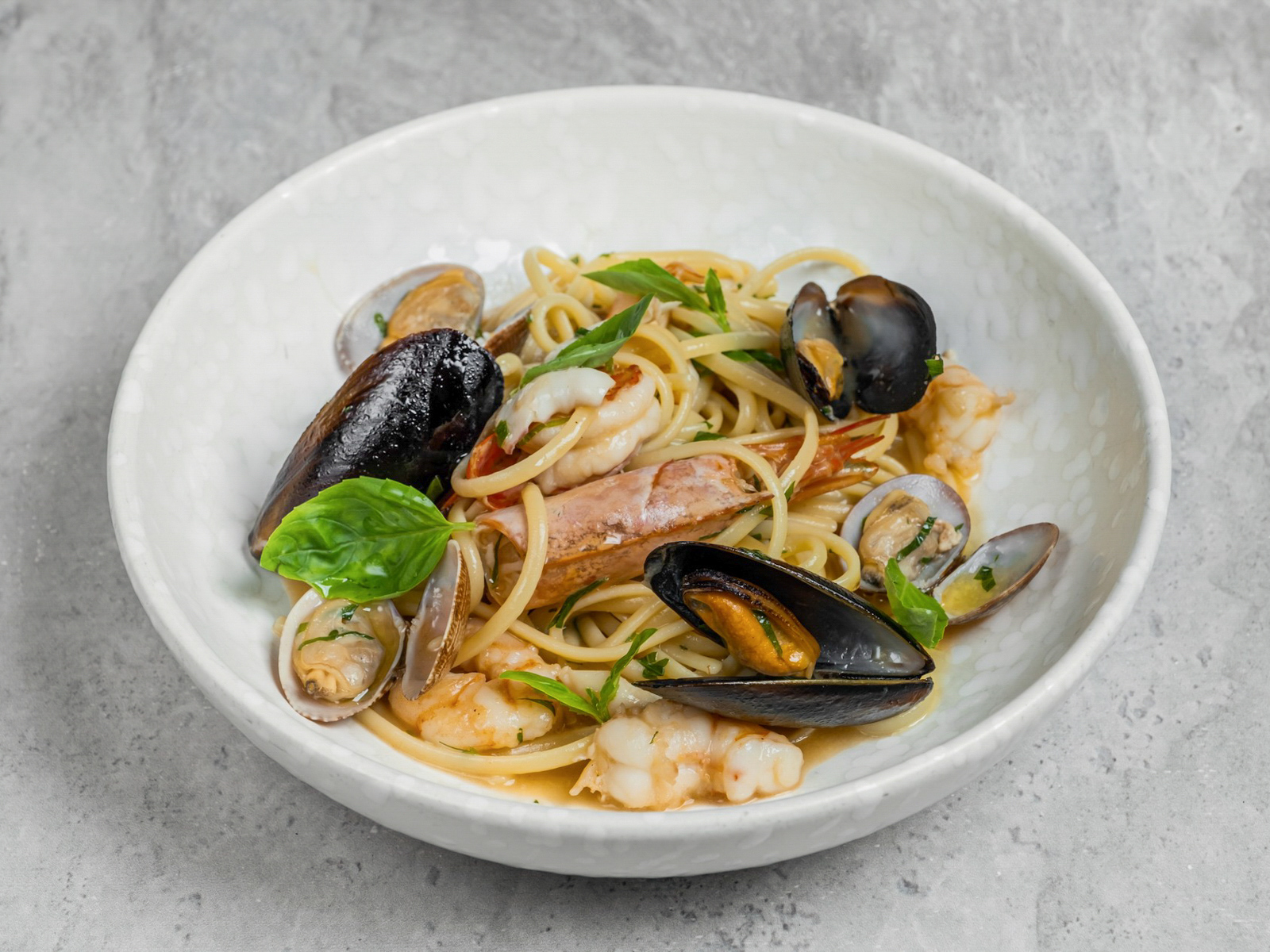 Лингвини с морепродуктами