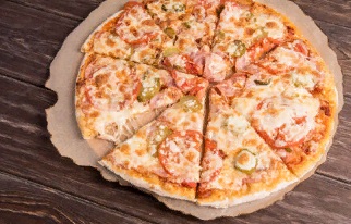 Пицца с ветчиной 30см 800 г