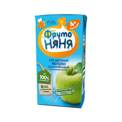 Сок Яблочный Фрутто-Няня 0,2