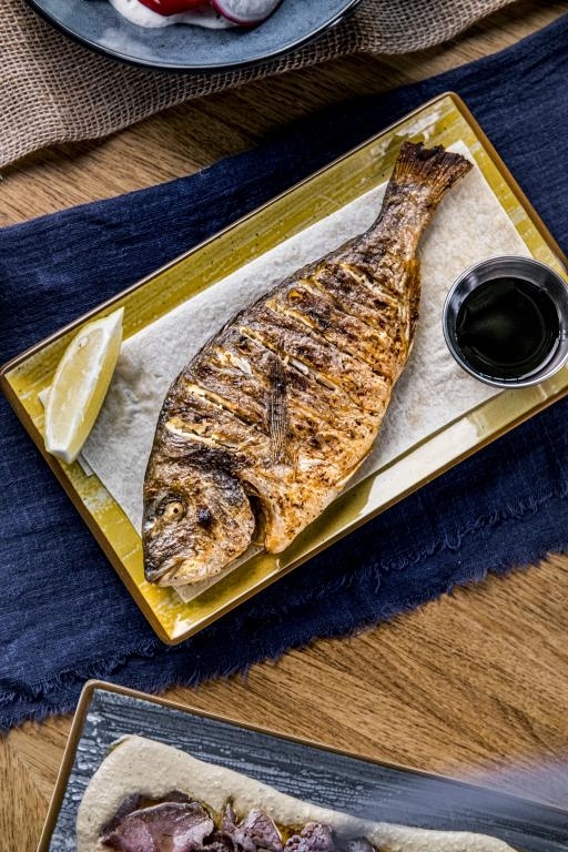 Д Дорада на гриле