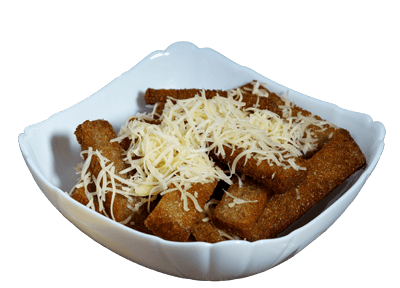 Гренки с сыром и чесноком