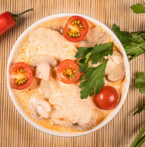 Суп Том-ям с курицей и рисом
