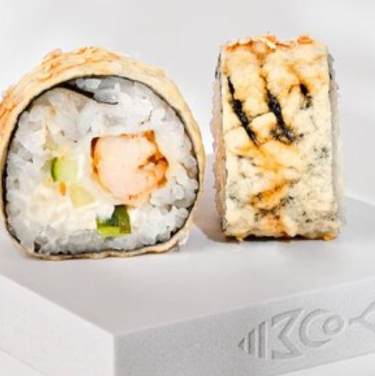 Темпура роллы с креветками