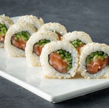 Ролл Аляска с лососем