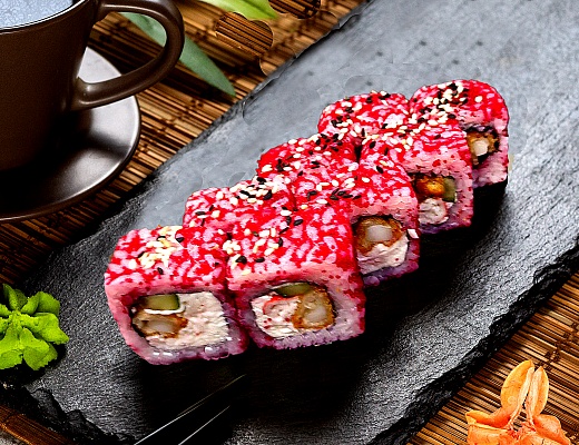 Калифорния с кальмаром