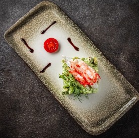 Салат с крабом и авокадо