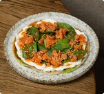 Ротти с красной рыбой и трюфелем