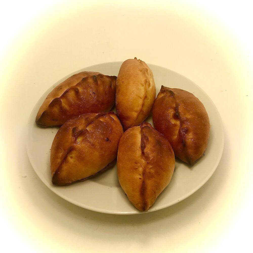 Пирожок с рисом и яйцом, 85 гр