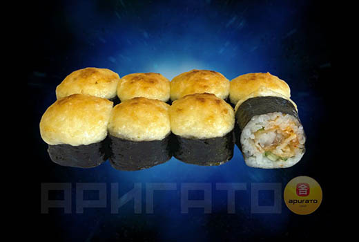 Запеченный с креветкой